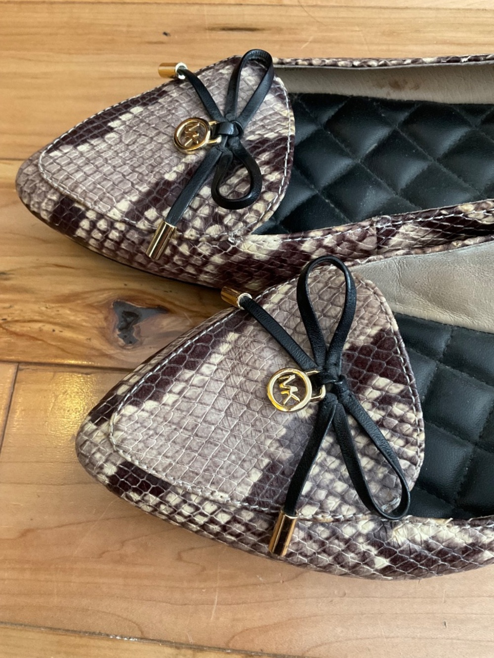 Michael Kors python ballerina flats - Picture 6 of 7